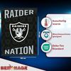 Wohndecke NFL Las Vegas Raiders Decke 150x200 cm Wellsoft Kuscheldecke Wohndecke, BERONAGE, passend zur Bettwäsche, ideal für Sofa, Couch, Bett, Auto, Camping Bild 2