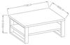 Couchtisch Halle Wohnzimmertisch 110x60cm wotan eiche Bild 5