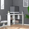 Eckschreibtisch Arion Weiß 90 x 90 cm Vicco Bild 2