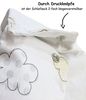 Odenwälder BabyNest Daunen-Schlafsack/Kinderschlafsack/Babyschlafsack waschbar/Winterschlafsack atmungsaktiv/leichter Daunenschlafsack, Größe:110, Design:Wolke silber Bild 2