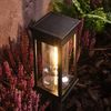 Lights4fun LED Gartenleuchte 2er-Set "Cragside" Solar-Gartensteckleuchten mit warmweißer LED Bild 2