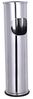 XL Standaschenbecher Windaschenbecher Mülleimer Outdoor Chrom Bild 2