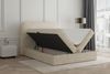 MOEBLO Boxspringbett aus Bouclé Bett 07 (Bonell, Topper, Doppelbett gepolstertes Kopfteil mit Bettkasten Boxspringbett, aus Boucle, Polsterbett Kontinentalbett, Polsterbett Kontinentalbett), Boxspring, (BxHxT):158/178/198x120x214cm Bild 5