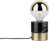 Paulmann No. 79742 Tischleuchte Neordic Vala Messing gebürstet, Mamor schwarz 12 cm Bild 1