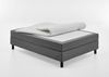 Atlantic Home Collection Happy Boxbett ohne Kopfteil, Bonellfederkern- Matratze, Härtegrad H2, Stoff, Grau, 160x200 Bild 5