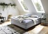 Atlantic Home Collection Happy Boxbett ohne Kopfteil, Bonellfederkern- Matratze, Härtegrad H2, Stoff, Grau, 160x200 Bild 2