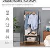 HOMCOM Garderobenständer Gaderobenständer mit Schuhablage Bild 4