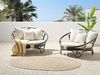 2er Set Sonneninsel Rattan Schwarz ROSSANO Bild 2