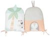 Kikkaboo Babykissen-Set 5-tlg. Plüsch Jersey Einzelkissen Maße 35 x 30 x 7 cm grün Bild 4
