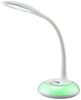 casa NOVA LED Schreibtischlampe RAY, 2-flammig, H 55 cm, Weiß, Kunststoff, Dimmfunktion, RGB-Farbwechsel, Touchsensor, LED fest integriert, Neutralweiß Bild 3