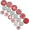 Excelsa Mandala Red Geschirrset, 18-teilig, Porzellan und Keramik, mehrfarbig Bild 2