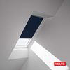 Verdunklungsrollo DKL S06 1100S, VELUX, verdunkelnd, ohne Bohren, in Führungsschienen, VELUX »Pick & Click!«, alufarbene Führungsschienen & Griffleiste Bild 3