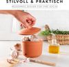 RÖMERTOPF Vorratsdose Frische-Topf 3er Set, Terrakotta, Keramik, (Set), aus Naturton Bild 5