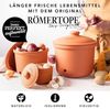 RÖMERTOPF Vorratsdose Frische-Topf 3er Set, Terrakotta, Keramik, (Set), aus Naturton Bild 2