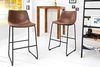 riess-ambiente Barhocker DJANGO vintage braun (Einzelartikel, 1 St), mit Fußablage Bild 2