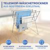 Teleskop-Wäschetrockner EDELSTAHL Bild 3