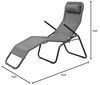 Primaster Sonnenliege Sola Comfort anthrazit Gartenliege Strandliege Liege Bild 2