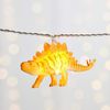 Lights4fun LED-Lichterkette 12er bunte Lichterkette Dinosaurier Batteriebetrieb Bild 5