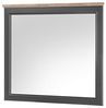 Wandspiegel >Tomlin< in grau - 98x91x3,5cm (BxHxT) Bild 2
