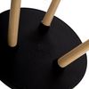Beistelltisch aus PP und MDF in Schwarz und Natur Bild 3