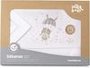 INTERBABY · Kinderwagen Bettlaken - Bettwäsche Set für Kinderwagen PARACAÍDAS in Weiß Grau für Neugeborene 100% Baumwolle Bild 3