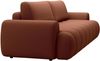 Vente-unique - FRIDORA Sofa Stoff Rot - B 110 cm x H 81 cm x L 263 cm Bild 4