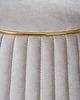 Hocker Doric 225 Taupe / Gold Bild 5