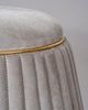 Hocker Doric 225 Taupe / Gold Bild 4