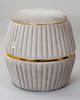 Hocker Doric 225 Taupe / Gold Bild 3