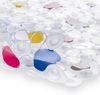 Badematte Badewanneneinlage 68 x 35 cm oval mit Saugnoppen Badematte für die Badewanne in verschiedenen Farben Einlage Badewannenmatte Antirutsch Bild 4