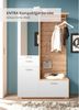 Garderobe ENTRA Kompaktgarderobe Spiegel Paneel Hochschrank Artisan braun weiß Bild 2