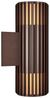 Nordlux up down Wandleuchte Aludra Seaside metallisch braun Alu IP54 2xE27 Bild 3