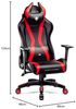 Diablo X-Horn 2. 0 Gaming Stuhl für Kinder Bürostuhl Gamer Chair Schreibtischstuhl 3D Armlehnen Ergonomisches Design Nacken/- Lendenkissen Kunstleder Wippfunktion Rot Kids (S) Bild 3