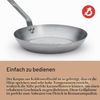 De Buyer Grillpfanne Mineral B Element 32 cm Eisenpfanne gerippt Bild 4