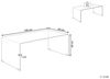 Couchtisch Glas transparent 100 x 50 x 40 cm KENDALL Bild 3