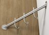 SO-TECH® Garderobenstange Eckgarderobe Antea 450 mm echt Edelstahl Ø 25 mm Flurgarderobe, mit 3 Haken Wandgarderobe Schrankgarderobe Bild 4