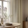 Deconovo Vorhang Blickdicht Verdunkelungsvorhang Gardine Wohnzimmer Thermogardine Kälteschutz Ösen, 245x140 cm(HöhexBreite), Beige, 2er Set Bild 3