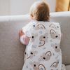 TupTam Ganzjahresschlafsack 2.5 TOG wattiert ärmellos Baby Schlafsack OEKO-TEX, Farbe: Koala auf Regenbogen, Größe: 104-110 Bild 5