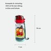 HABA Trinkflasche Bauernhof – Kinder-Wasserflasche 400 ml mit Traktor & Tieren, mit Trageschlaufe, leicht & auslaufsicher, ideal für Kita & Kindergarten ab 12 Monaten – 2012444002 Bild 5