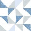 Cotexsa by MSV Premium Anti-Schimmel Textil Duschvorhang - Anti-Bakteriell, waschbar, 100% wasserdicht, mit 12 Duschvorhangringen - Polyester, „Calendo“ Weiß Blau 180x200cm – Made in Spain Bild 3