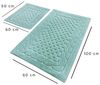 Badteppich Set 2-teilig Mint Bild 3