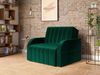 MOEBLO Kindersofa aus Samtstoff MONTANA 80, mit Bettfunktion Schlafsofa mit Bettkasten Sessel mit Schlaffunktion Schlafsessel Sofa Sessel Jugendsofa Schlafsofa 1-Sitzer Gästebett, mit Relaxfunktion Bild 2