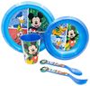 Disney Mickey Mouse 5-teiliges Kindergeschirr Essensset für Kinder Bild 2