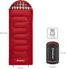 KingCamp Kinderschlafsack Kinderschlafsack Cloud 300 Winter, Decken Schlafsack XL Breit Baumwolle Bild 2