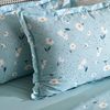 Karaca Bettwäsche Karaca Daisy 100% Baumwolle Einzelbett Piké Tagesdecke Set Mint Bild 4