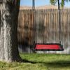 Relaxdays Eckige Nestschaukel in Rot Bild 3