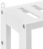 Badezimmerschrank Anderlecht 54x60x15 cm Regal mit 3 Ablagen Weiß en. caa Bild 4