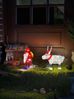 Konstsmide LED Acryl Weihnachtswichtel mit Rentier, 40 warm weiße Dioden, 24V, Außen (IP44), weißes Kabel - 6239-103, Rot/Weiß Bild 3