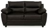 Vente-unique - MANOA Couchgarnitur Kunstleder Braun - B 82 cm x H 88 cm x L 163 cm201 cm Bild 4
