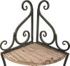 DanDiBo Eckregal Bücherregal mit 4 Ablagen Regal Malega 12061 aus Metall und Holz 145 cm Badregal Aufbewahrungsregal Leiterregal Bild 3